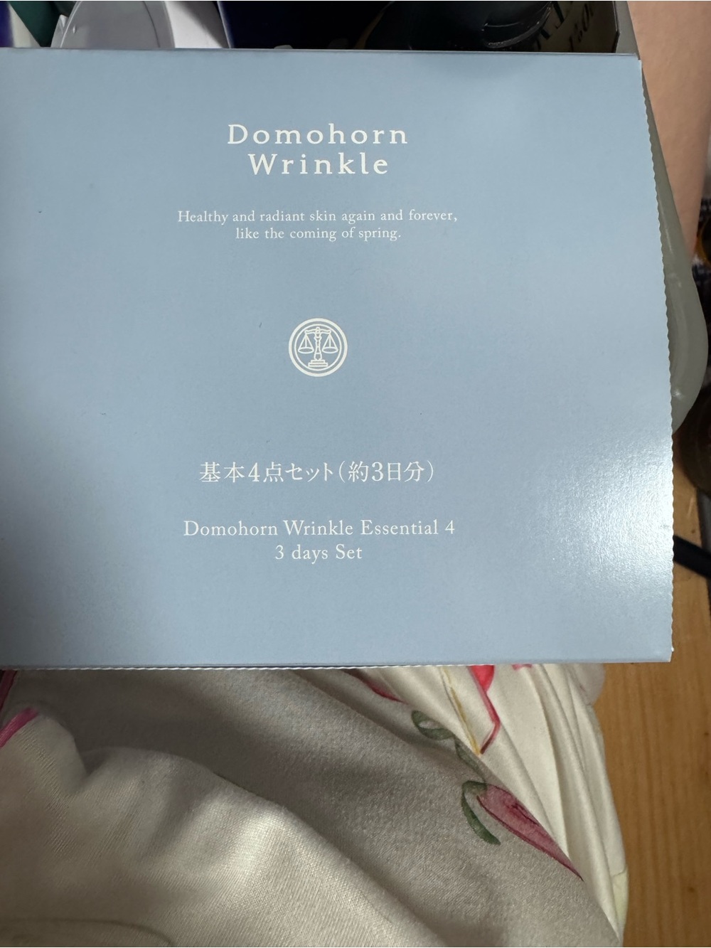 Domohorn Wrinkle Essential 4 Travel Set — Light Blue Box